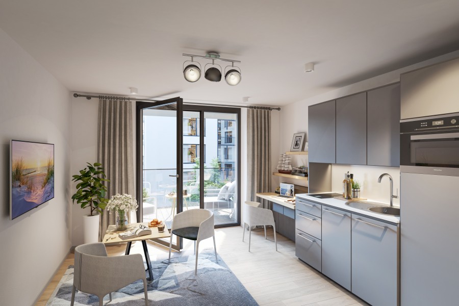 Teilmöblierte Apartments New Care