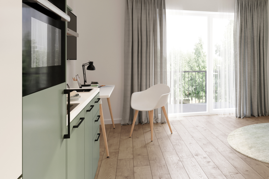 Vollmöbliertes Apartment Typ 4